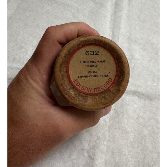 Edison Amberol Record 4 minute cylinder 10083 Just One Sweet Girl -Manuel Romain - Picture 5 of 12